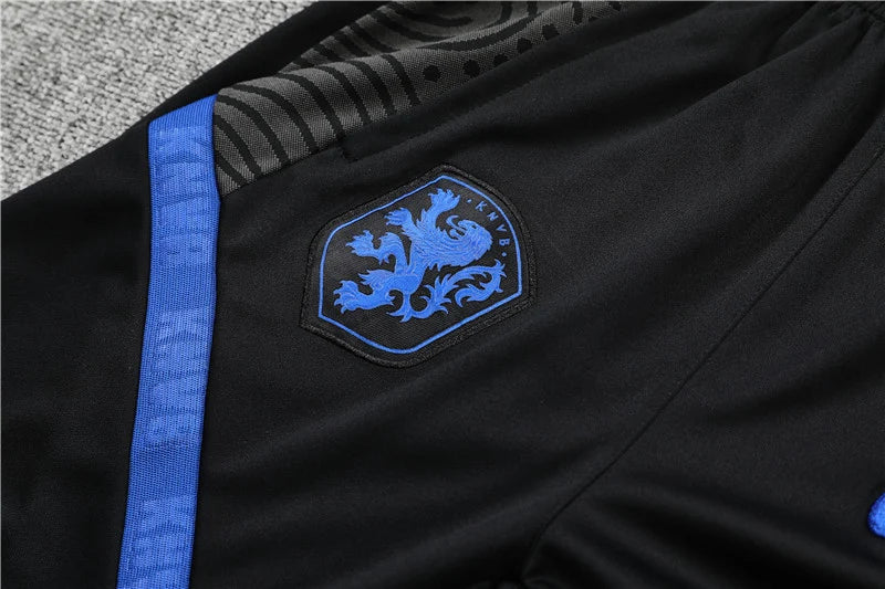 Survêtement Pays-Bas Netherland noir/bleu 2022/23