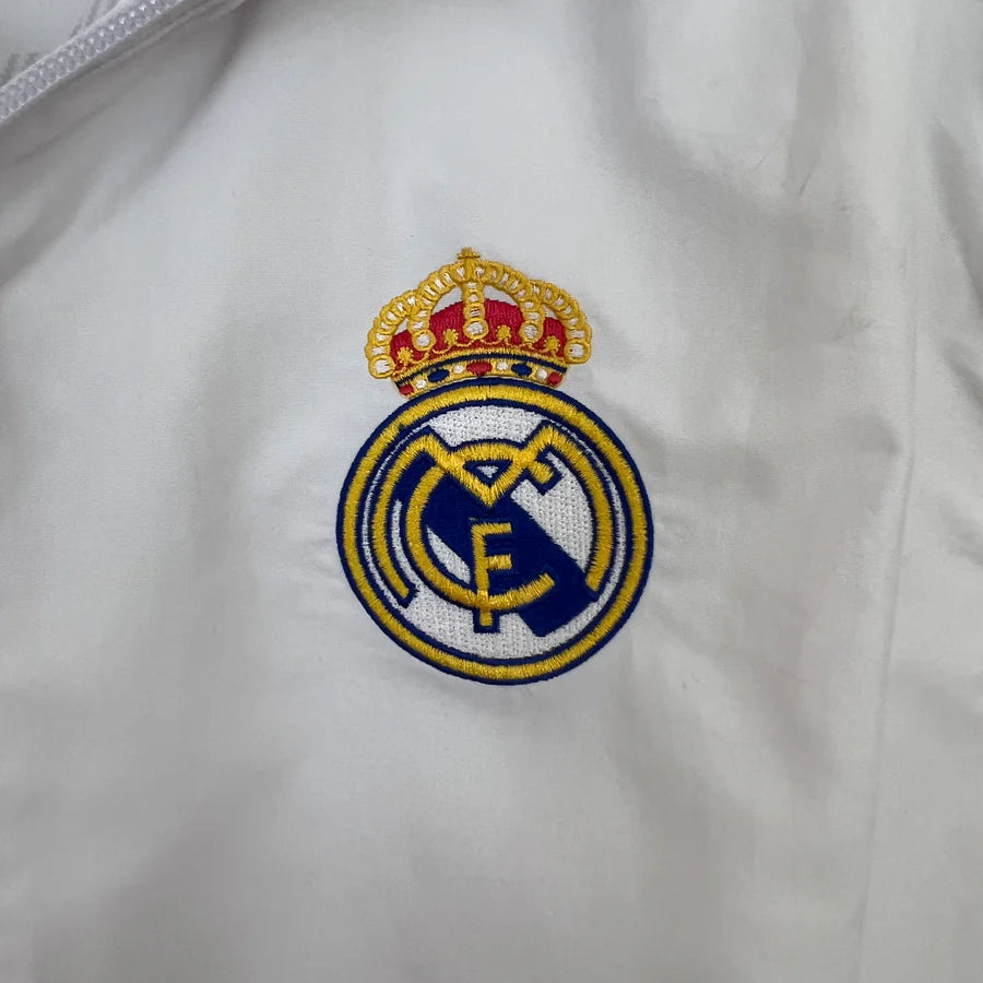 Veste coupe-vent Real Madrid réversible blanche 2023/24