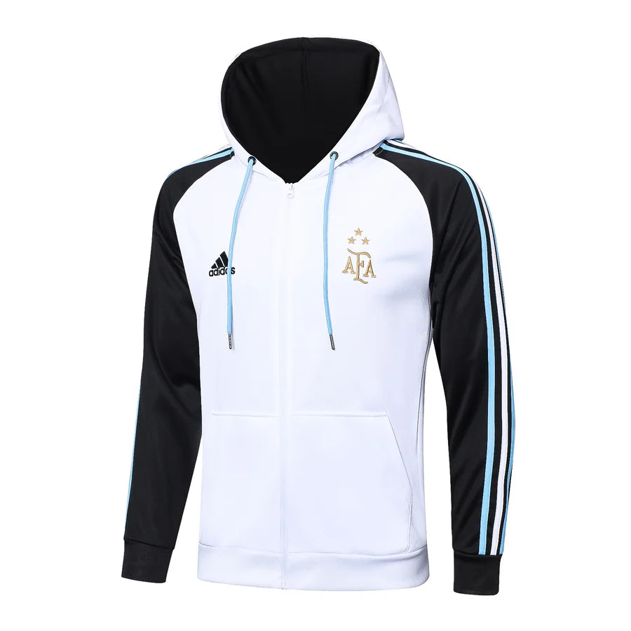 Survêtement Capuche Argentine blanc/noir 2022/23