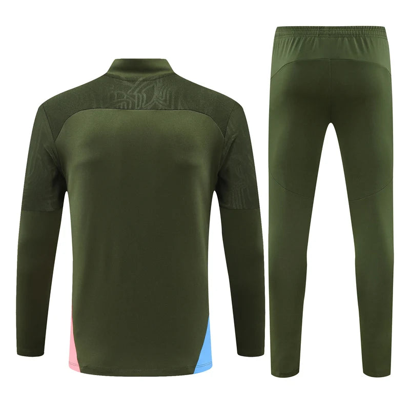 Survêtement ensemble football Manchester City kaki 2024/25