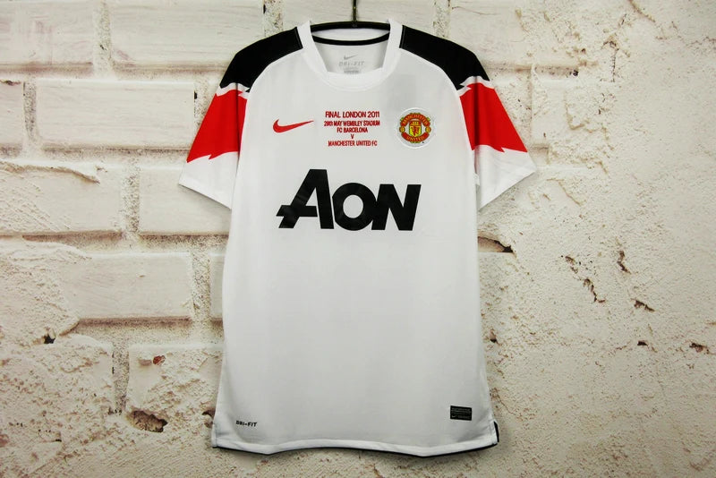 Maillot football Manchester United extérieur 2010/11 FINALE LONDON WEMBLEY