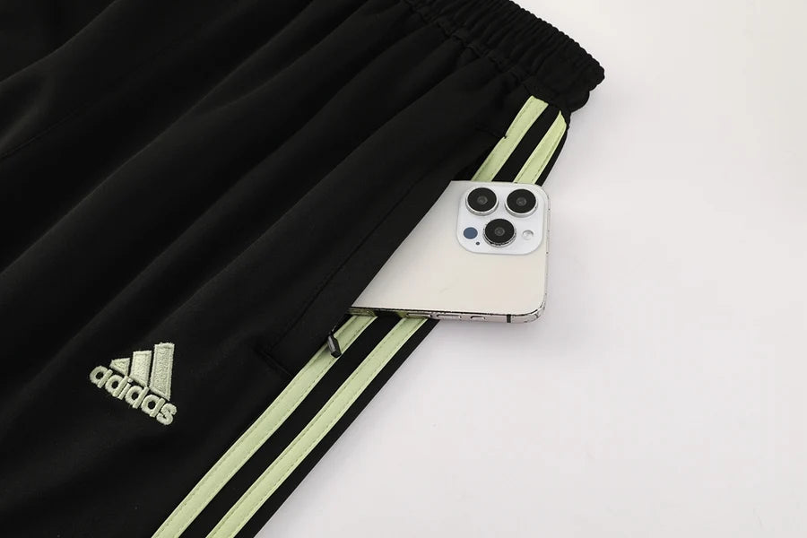 Survêtement jogging Adidas ensemble vert & noir