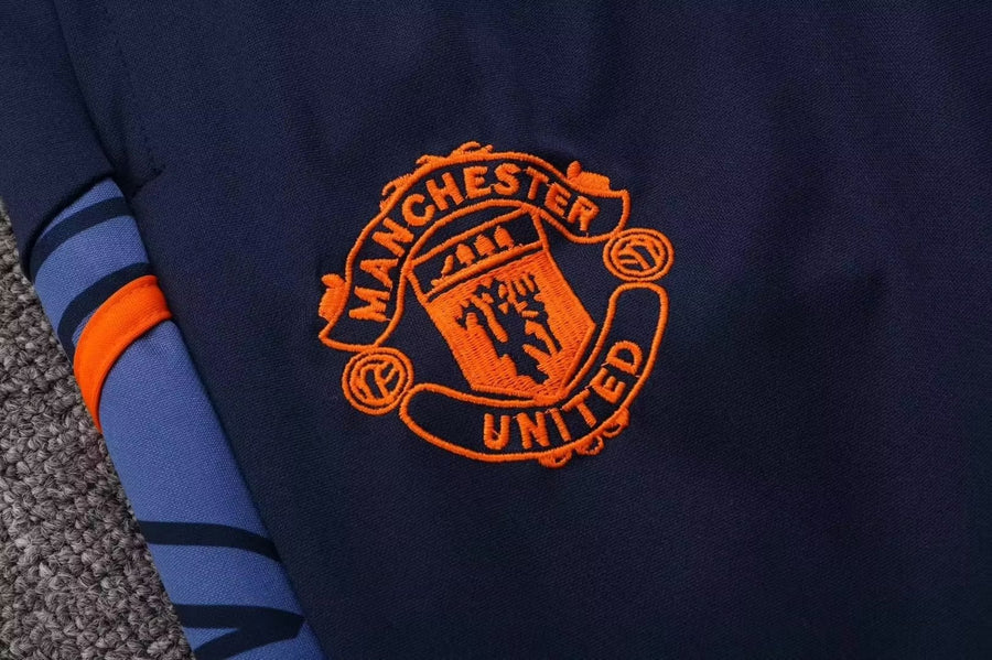 Survêtement Manchester United bleu/orange 2022/23