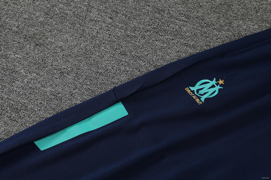Survêtement Polo OM/Marseille bleu/turquoise 2022/23