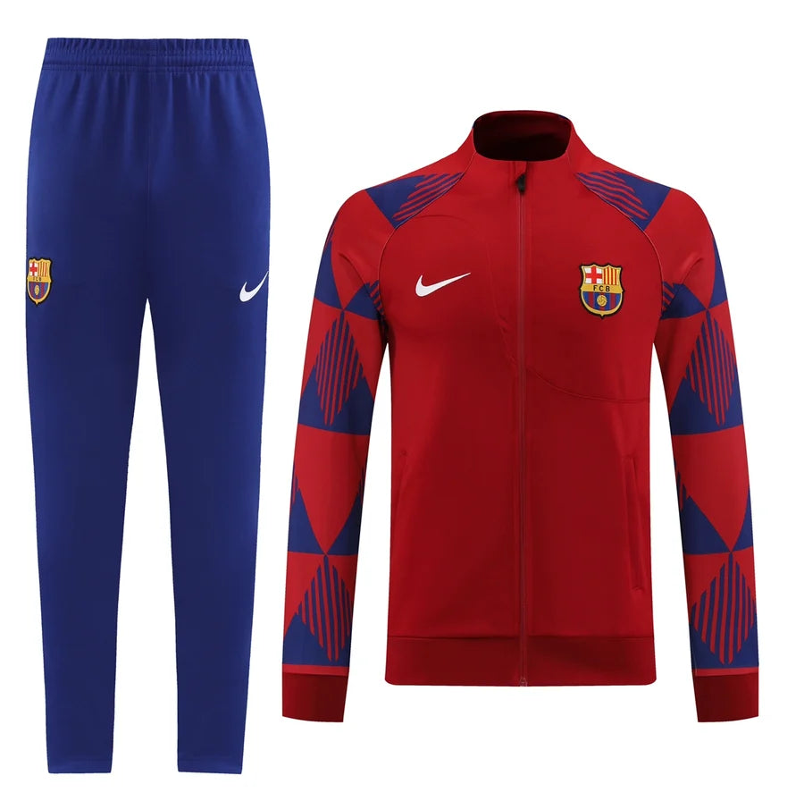 Survêtement FC Barcelone Barcelona rouge/noir 2022/23