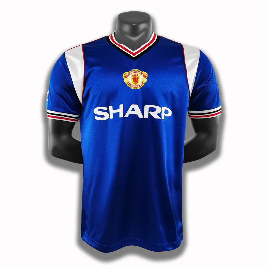 Maillot football Manchester United extérieur 1985/86