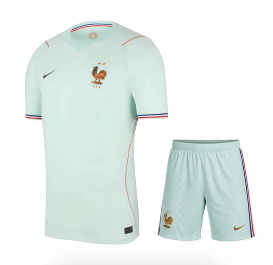Kit ensemble football France extérieur adulte/enfant 2026/27 Coupe du monde 2026