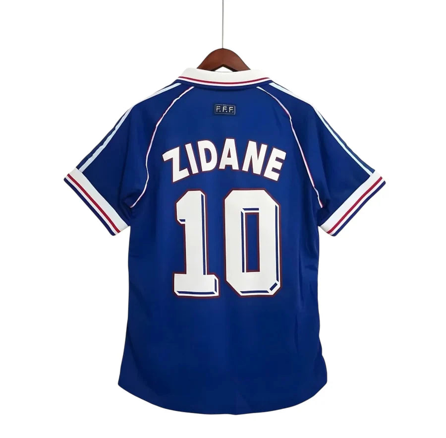 Maillot football France domicile 1998 ZIDANE #10