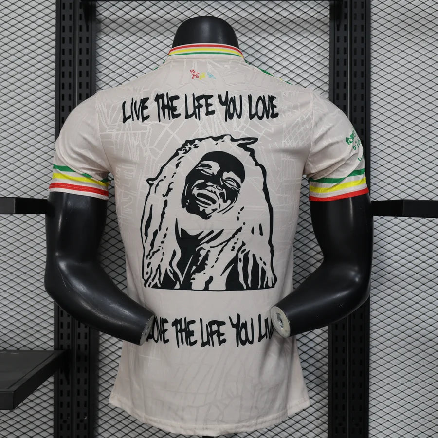 Maillot football Ajax Amsterdam Player Version Bob Marley 2025/26