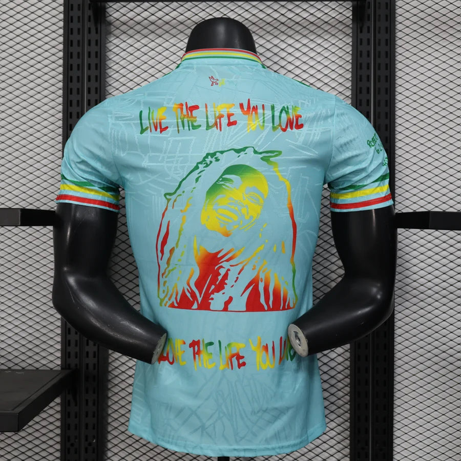 Maillot football Ajax Amsterdam Player Version Bob Marley 2025/26