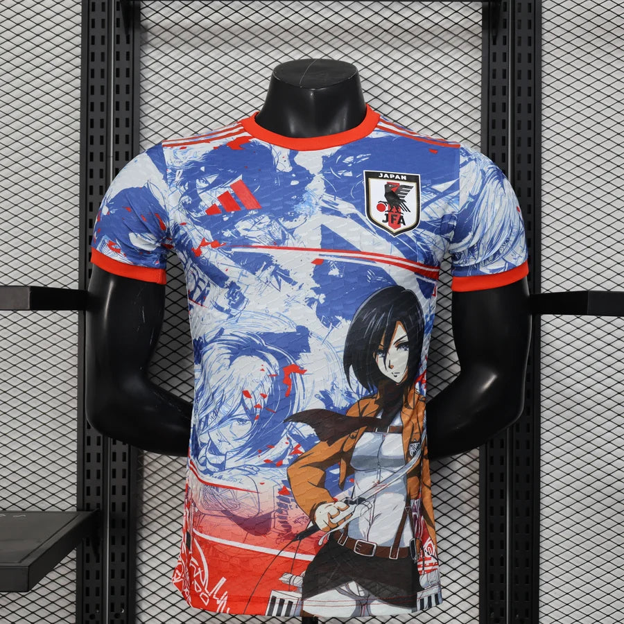 Maillot football Japon/Japan Attack on Titan Mikasa Manga Comics * Player Version * 2025/26