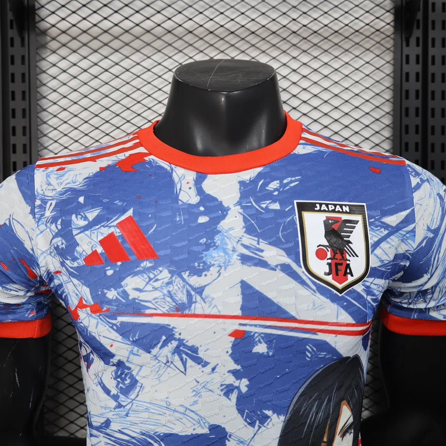 Maillot football Japon/Japan Attack on Titan Mikasa Manga Comics * Player Version * 2025/26