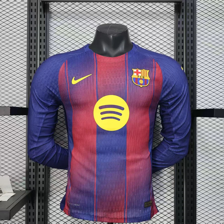 Maillot FC Barcelone Barcelona Spécial Player Version LS manches longues domicile 2025/26