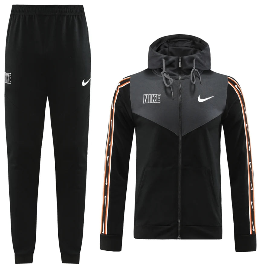 Survêtement jogging Nike Repeat logo gris