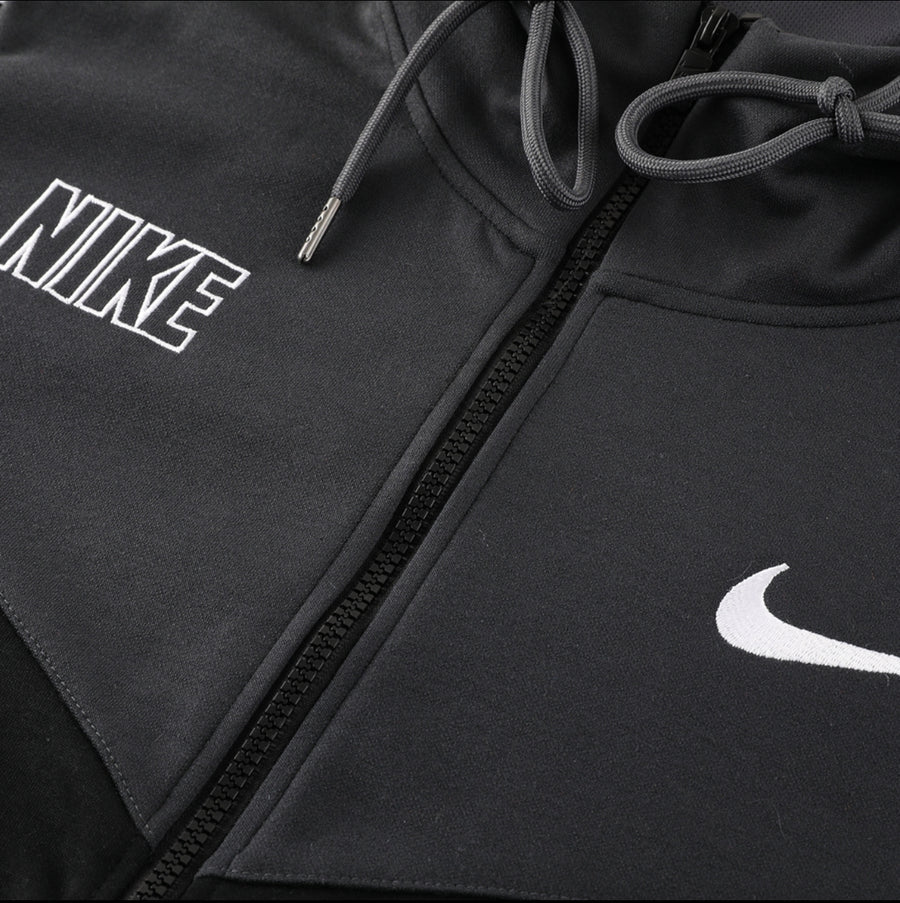 Survêtement jogging Nike Repeat logo gris