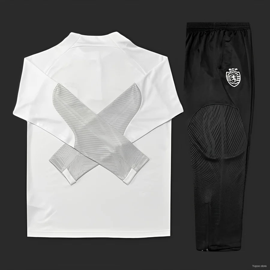 Survêtement Sporting Lisbon Blanc/Gris 2023/24