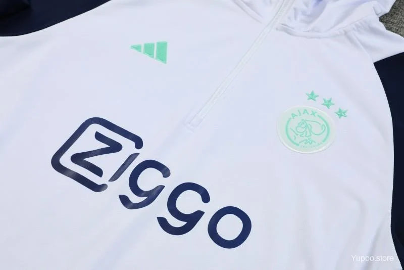 Survêtement Capuche Ajax Amsterdam blanc 2023/24