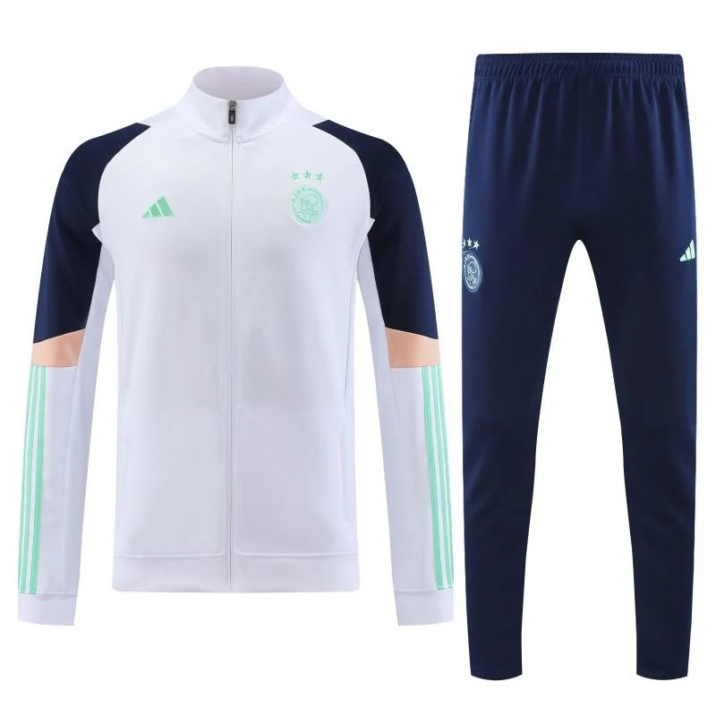 Survêtement Ajax Amsterdam bleu/blanc 2023/24