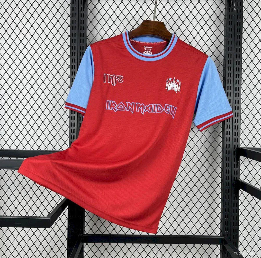 Maillot football West Ham United X Iron Maiden 50e anniversaire 2025/26