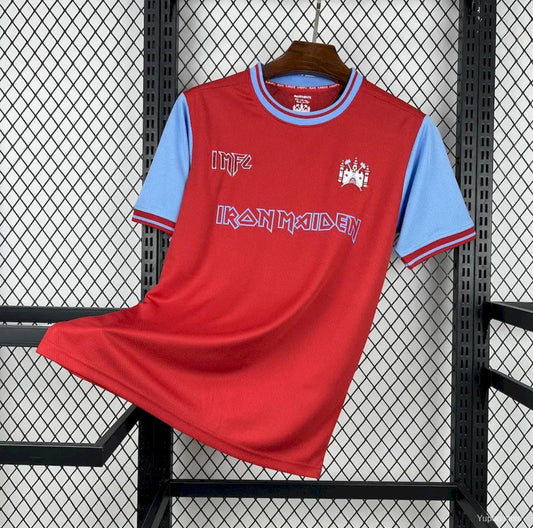 Maillot football West Ham United X Iron Maiden 50e anniversaire 2025/26