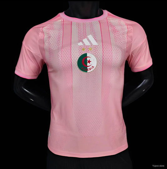 Maillot football Algérie / Algeria Rose الجزائر Player Version 2025/26