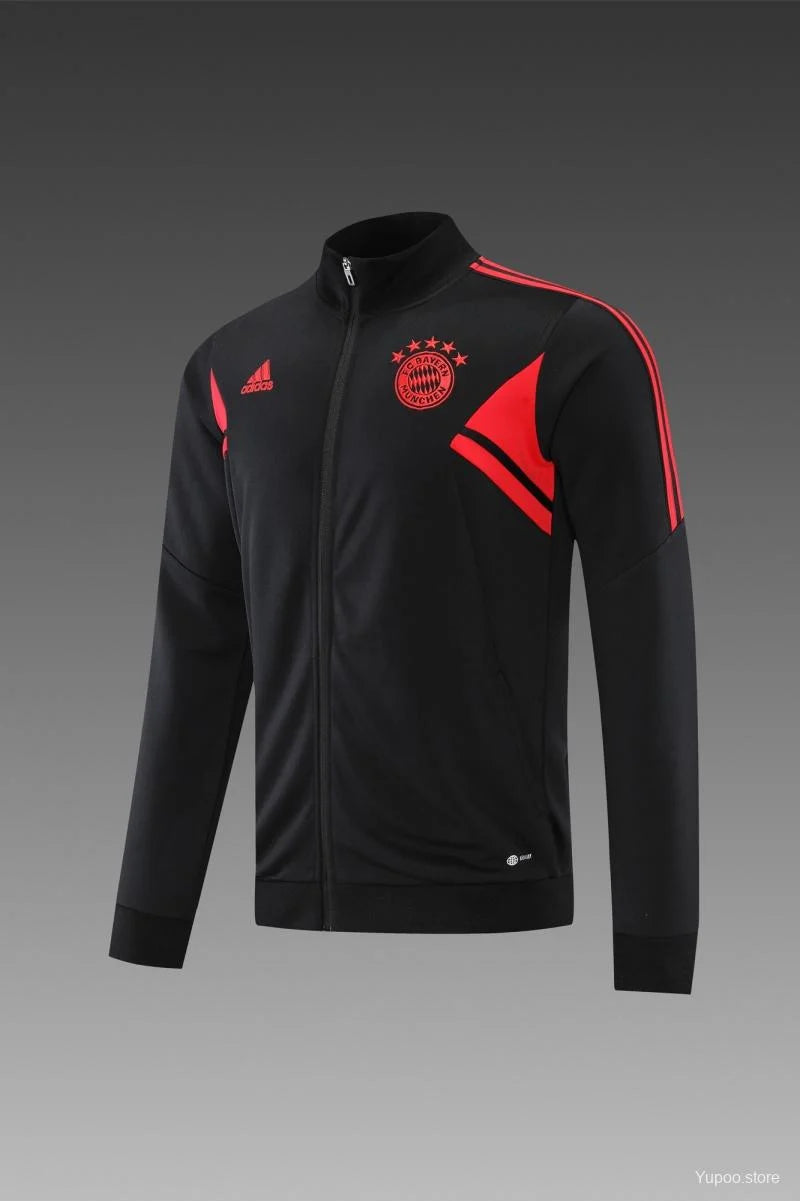 Survêtement Bayern Munich noir/rouge 2022/23
