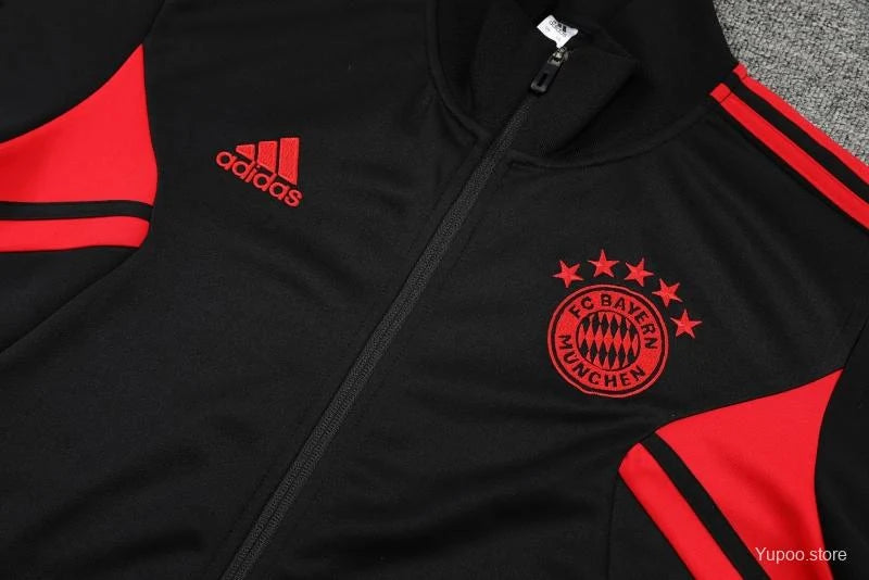 Survêtement Bayern Munich noir/rouge 2022/23