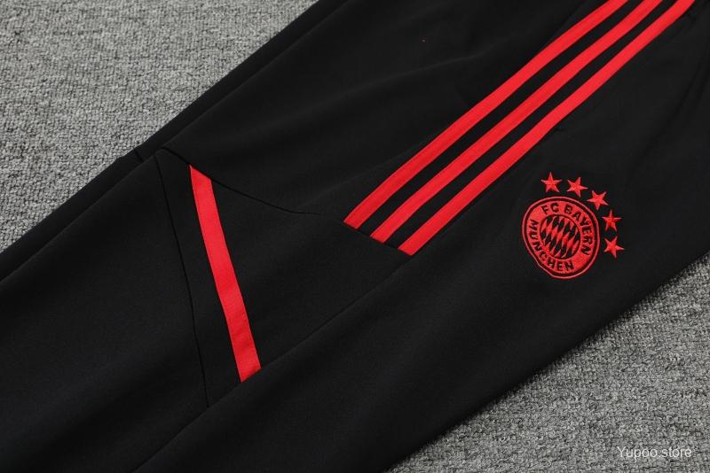 Survêtement Bayern Munich noir/rouge 2022/23