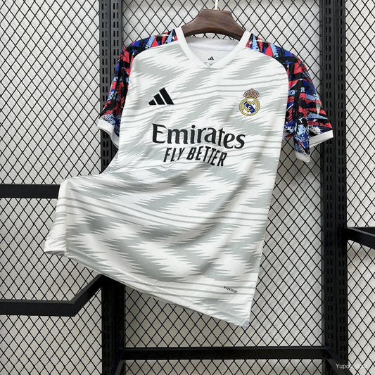 Maillot football Real Madrid Pré-match gris 2025/26