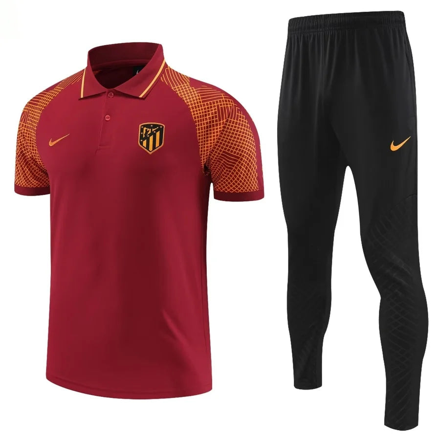 Survêtement Polo Atletico Madrid bordeaux 2023/24