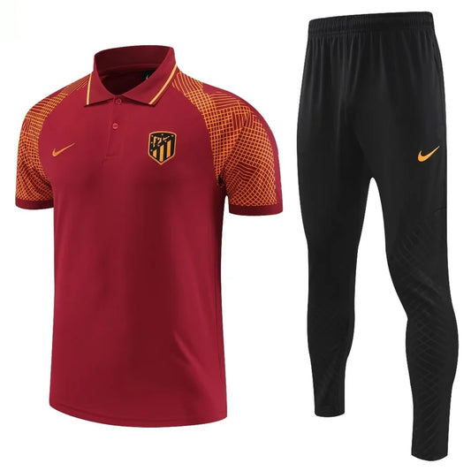 Survêtement Polo Atletico Madrid bordeaux 2023/24