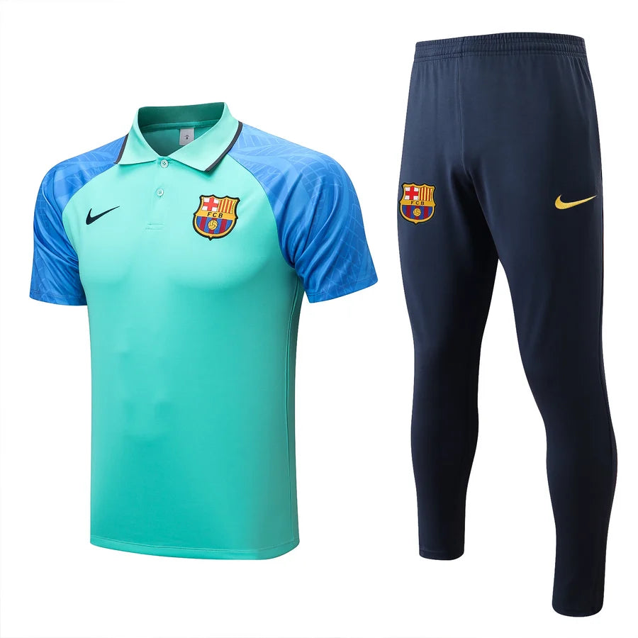 Survêtement FC Barcelone/Barcelona vert/bleu 2023