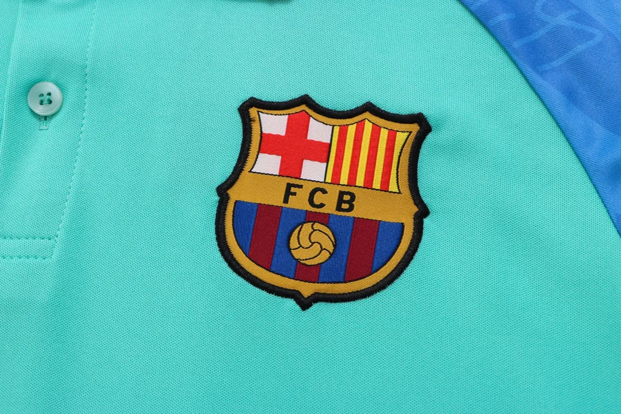 Survêtement FC Barcelone/Barcelona vert/bleu 2023