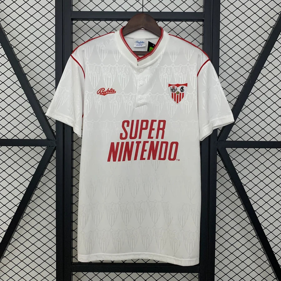 Maillot football Séville Sevilla extérieur 1991/92