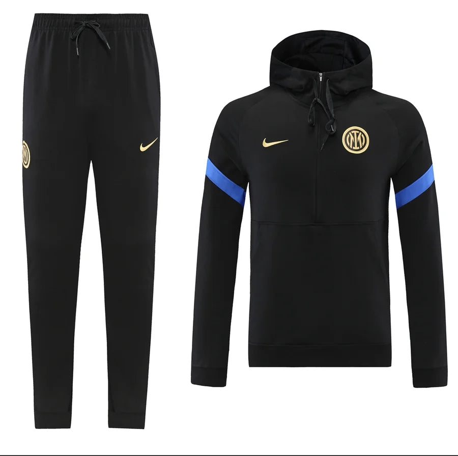 Survêtement Capuche Inter Milan noir/bleu 2022/23