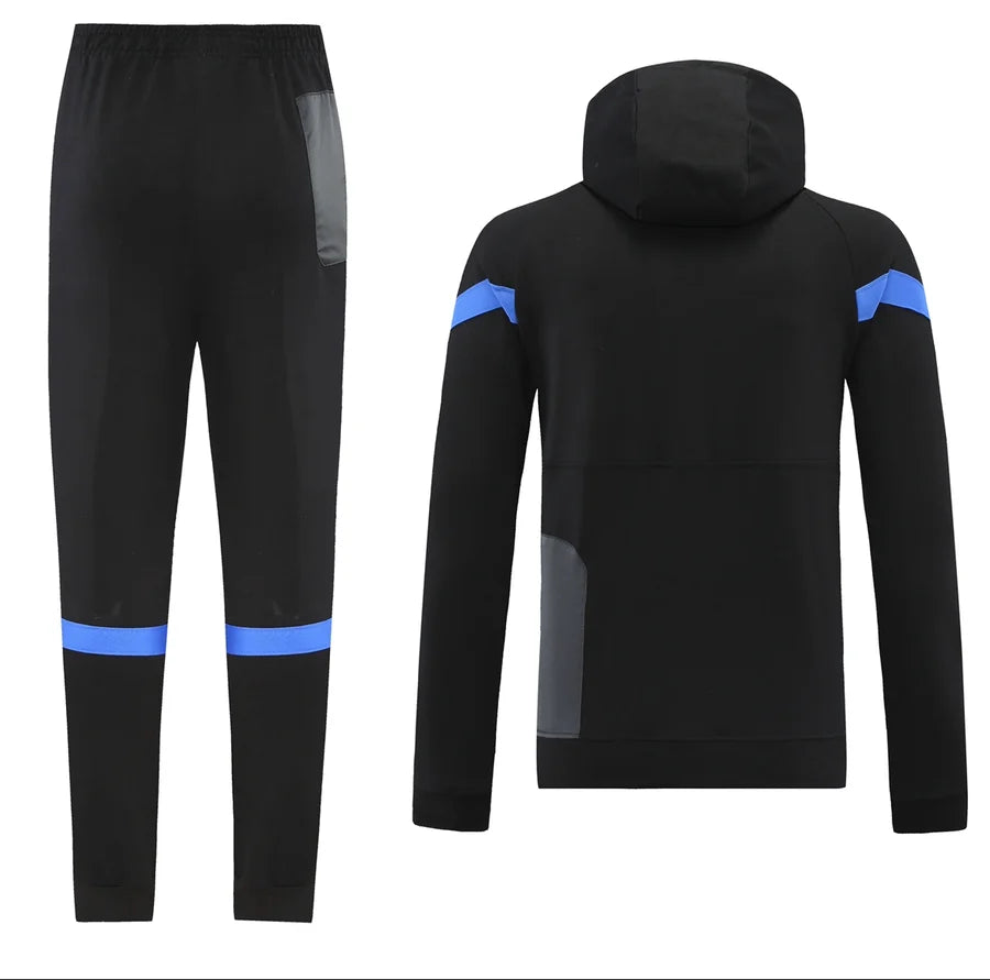 Survêtement Capuche Inter Milan noir/bleu 2022/23
