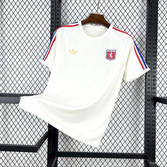 Maillot football Olympique Lyonnais OL 75 ans 2025/26