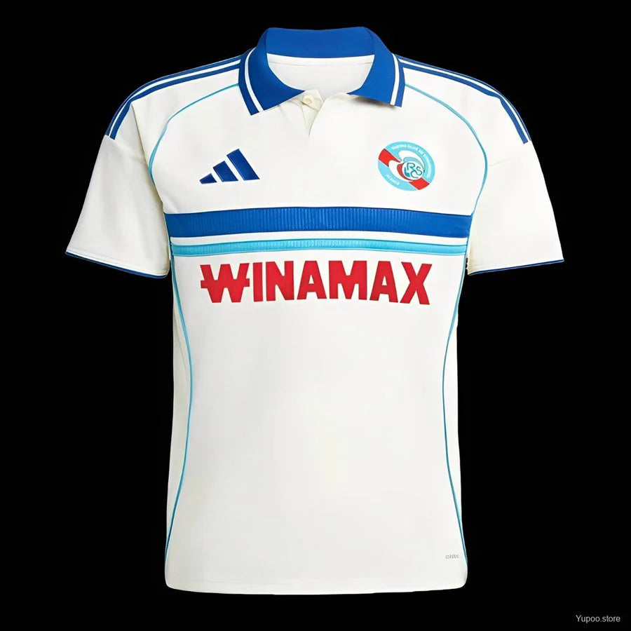 Maillot football Strasbourg extérieur 2025/26