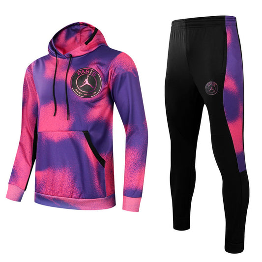Pink PSG Paris Hoodie Tracksuit 2022/23