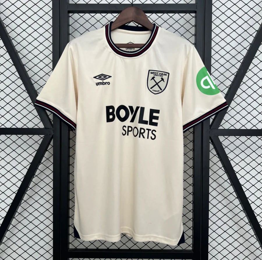 Maillot football West Ham United extérieur 2025/26