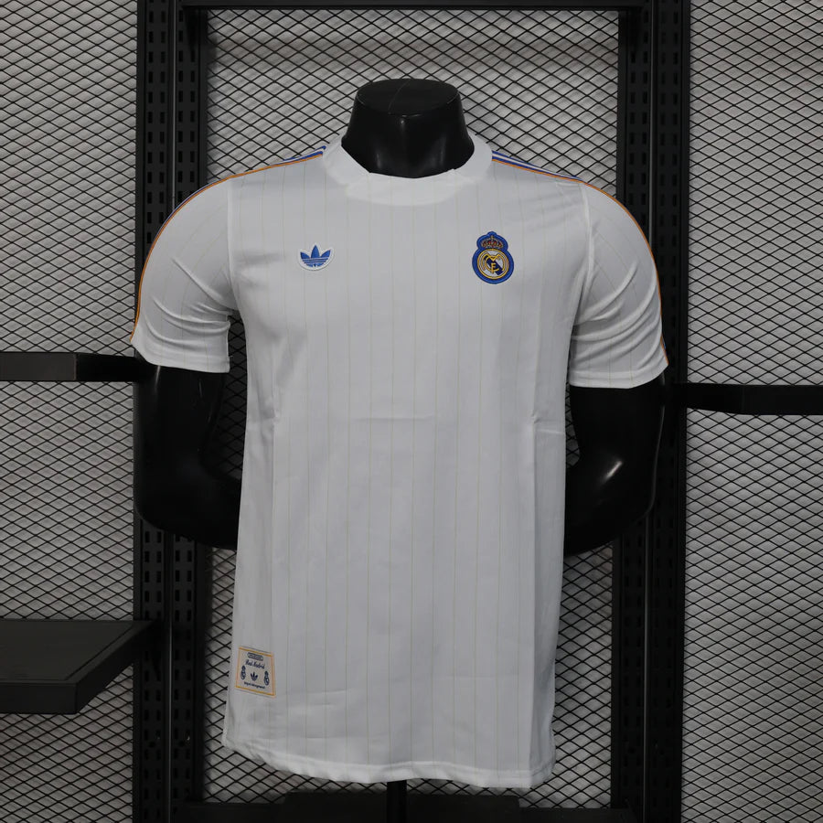 Maillot Real Madrid Vintage Rétro Blanc Player Version 2025/26