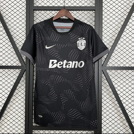 Maillot football Sporting Lisbon Lisbonne Black Édition 2025/26