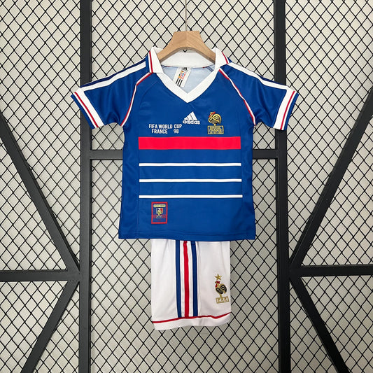 Kit ensemble football France domicile adulte/enfant 1998