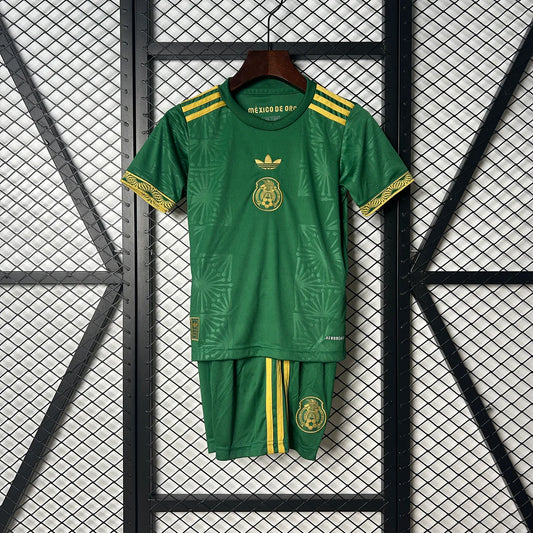 Kit ensemble football Mexique/Mexico vert adulte/enfant 2025/26