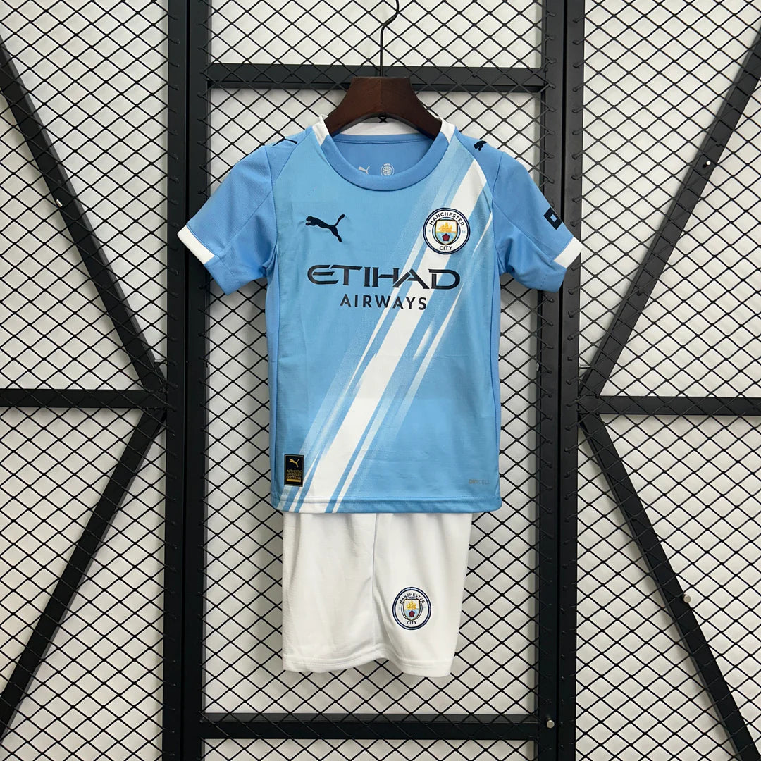 Kit ensemble football Manchester City domicile 2025/26