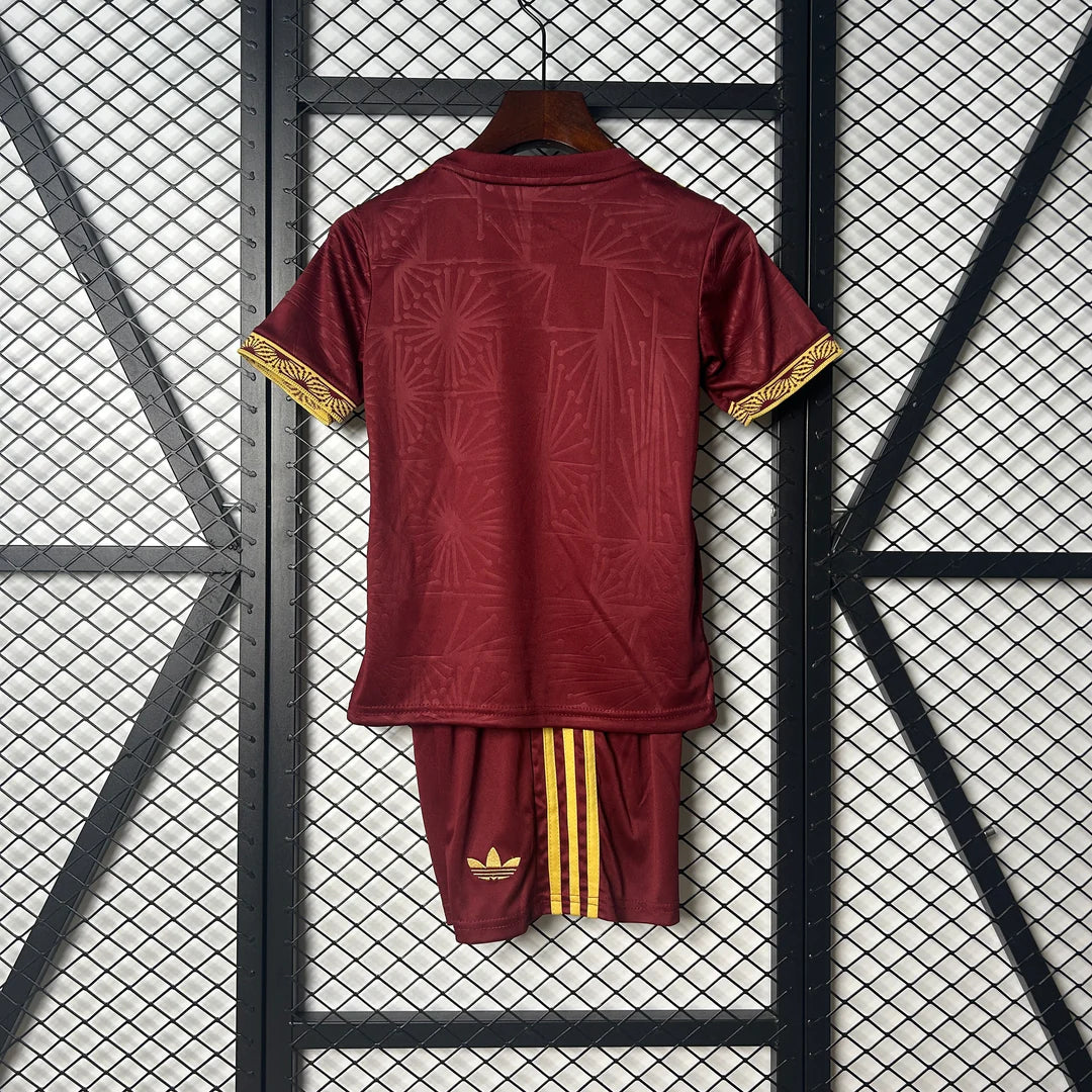 Kit ensemble football Mexique/Mexico rouge adulte/enfant 2025/26