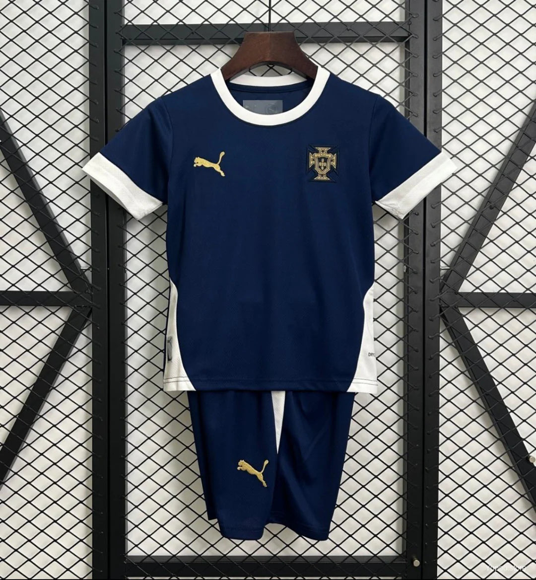 Kit ensemble football Portugal entraînement bleu adulte/enfant 2025/26