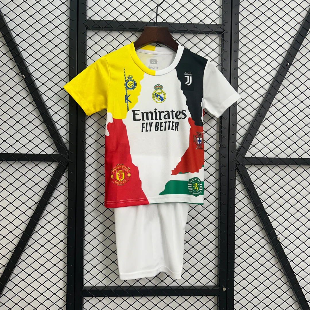 Kit ensemble football Real Madrid Spécial CR7 adulte enfant 2025/26 RONALDO #7