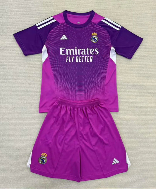 Kit ensemble football Real Madrid violet adulte enfant 2025/26