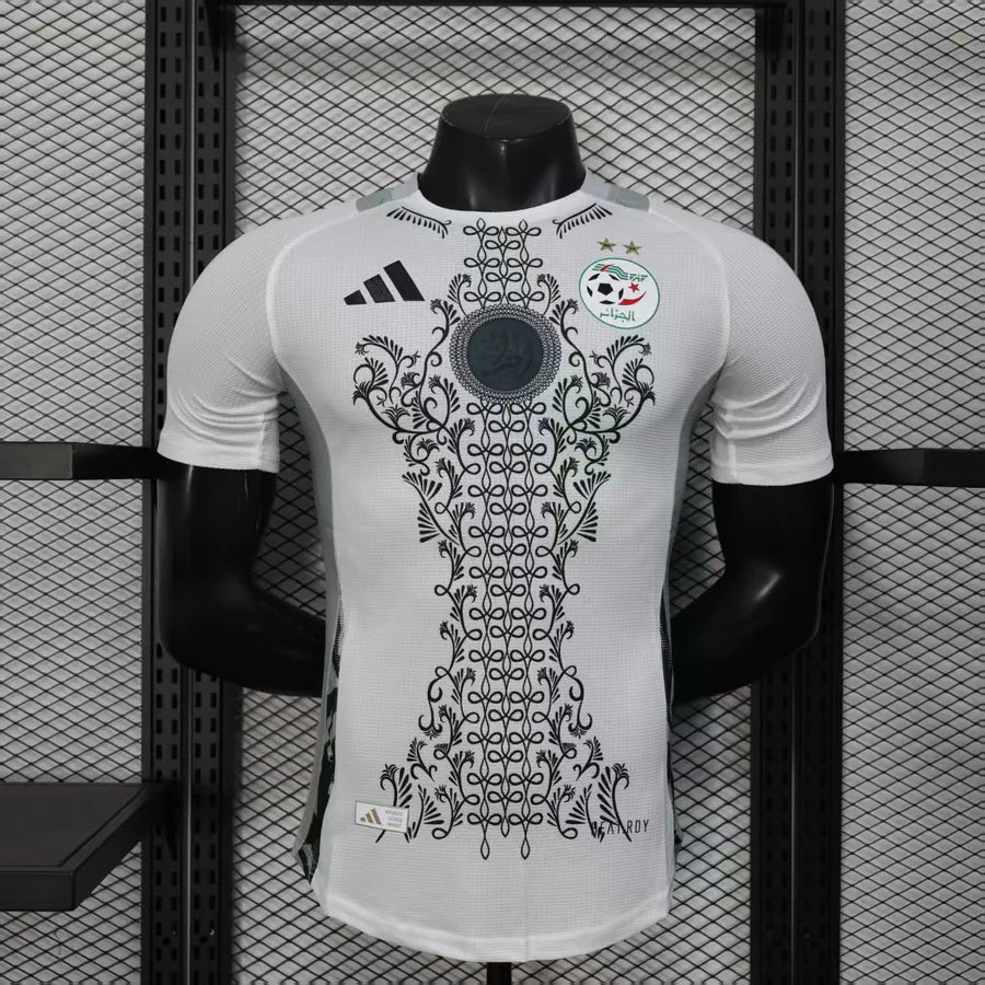 Maillot football Algérie / Algeria Blanc الجزائر Player Version 2025/26